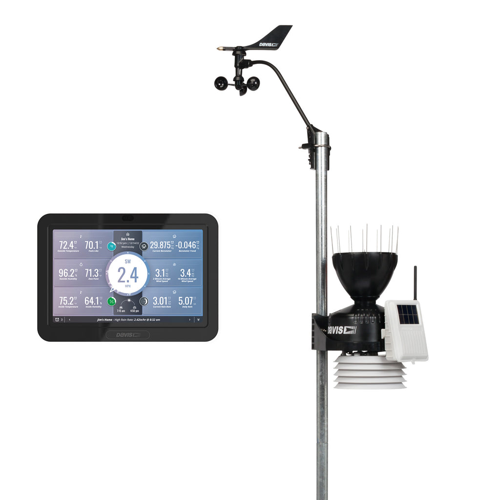 Professional Wireless Weather Station 8-In-1 Rain Gauge with